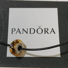 Load image into Gallery viewer, Pandora Murano Glass Bead Yellow Bubbles 790687 ALE 925
