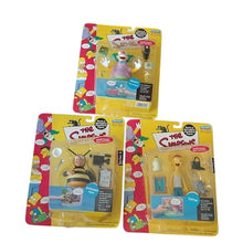 Load image into Gallery viewer, Playmates World of Simpsons Krusty, Bumblebee Man + Cletus Figures, set of 3
