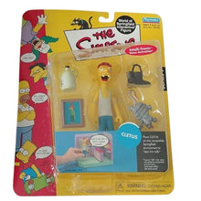 Load image into Gallery viewer, Playmates World of Simpsons Krusty, Bumblebee Man + Cletus Figures, set of 3
