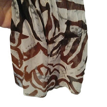 Load image into Gallery viewer, Elementz Animal Print Ruffle Blouse, Browns/Ivory, Size 3X
