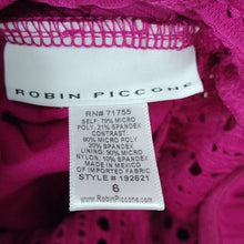 Load image into Gallery viewer, Robin Piccone Perla High Neck Crochet Mix Swimsuit, Orchid, 6
