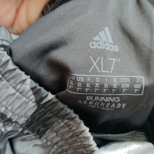 Load image into Gallery viewer, adidas Men's Standard Run It Camo Shorts, Grey/Grey, Size Extra Large 7"
