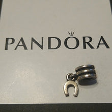 Load image into Gallery viewer, Pandora Hanging Horseshoe Charm 790259 Sterling Silver ALE 925
