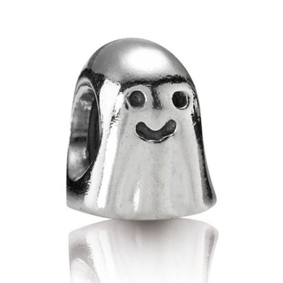 Pandora Retired Sterling Silver Halloween Ghost Bead - 790202