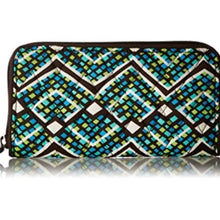 Load image into Gallery viewer, Vera Bradley RFID Quilted Cotton Georgia Wallet in Rain Forest
