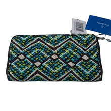Load image into Gallery viewer, Vera Bradley RFID Quilted Cotton Georgia Wallet in Rain Forest
