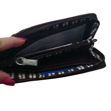 Load image into Gallery viewer, Vera Bradley RFID Quilted Cotton Georgia Wallet in Rain Forest
