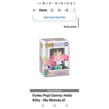 Load image into Gallery viewer, Funko Pop! Vinyl: Hello Kitty- My Melody Unicorn Party #61 In Pop Protector
