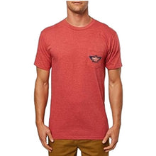 Load image into Gallery viewer, O'Neill Men's HAWK POCKET T-Shirt, Red Heather, Size Medium
