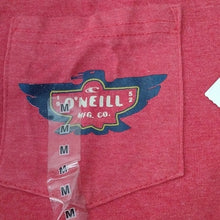 Load image into Gallery viewer, O'Neill Men's HAWK POCKET T-Shirt, Red Heather, Size Medium
