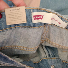 Load image into Gallery viewer, Levi's Big Boys 511 Slim Stretch Denim Blue Jeans, Dallas, 14 Regular 27x27
