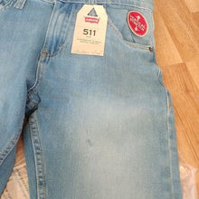 Load image into Gallery viewer, Levi's Big Boys 511 Slim Stretch Denim Blue Jeans, Dallas, 14 Regular 27x27
