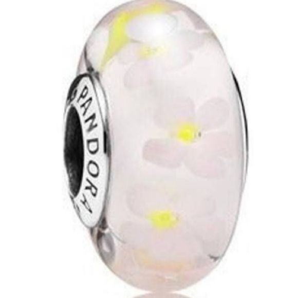 Pandora Field of Daisies Murano Glass Charm 925 ALE 791623