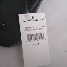 Load image into Gallery viewer, O'Neill Phluff Daddy Gray Flip Flop, Size 11/12 Sandals BOYS Sizing
