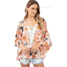Load image into Gallery viewer, Rip Curl Super Bloom Kimono, Peach Multi, Large

