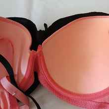 Load image into Gallery viewer, Icy Hot Lingerie Underwire Bras, Set of 2, Black + Peach, 40D
