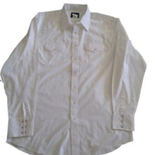 Load image into Gallery viewer, Wrangler White Western Dress Shirt, Size XL Tall
