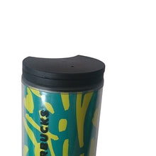Load image into Gallery viewer, Starbucks 16 oz Double Wall Coffee Tea Tumbler, Green Design with Twist …
