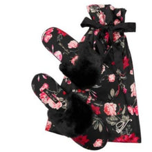 Load image into Gallery viewer, Victoria’s Secret Signature Satin Slippers,  Floral, Medium 7/8
