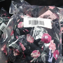Load image into Gallery viewer, Victoria’s Secret Signature Satin Slippers,  Floral, Medium 7/8
