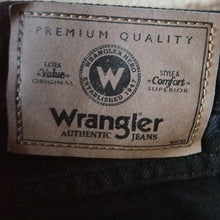 Load image into Gallery viewer, Wrangler Authentics Classic 5-Pocket Relaxed Fit Cotton Jeans, Black, 38W x 32L
