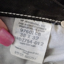 Load image into Gallery viewer, Wrangler Authentics Classic 5-Pocket Relaxed Fit Cotton Jeans, Black, 38W x 32L
