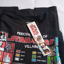 Load image into Gallery viewer, Star Wars Periodic Table Of Villains Tee Shirt, Size XL
