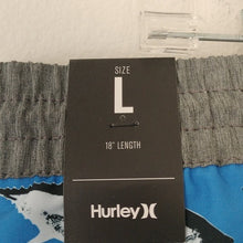 Load image into Gallery viewer, Hurley Men's Party Pack Volley Shorts, 18" Pacific Blue, Size Large
