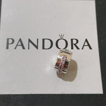 Load image into Gallery viewer, Pandora Shining Path Clip with Pink Zirconia 791972pcz
