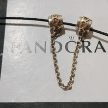 Load image into Gallery viewer, Pandora Sterling Silver with 14K Gold Two Tone Heart Safety Chain - 790307
