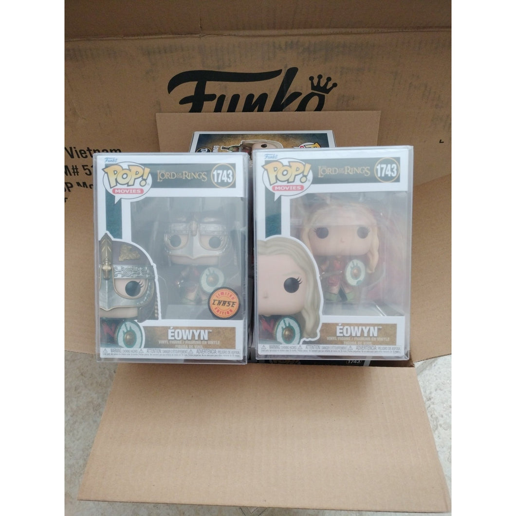 Funko Pop! LOTR: Eowyn (Battle) (Chase + Common) #1743 + Protectors