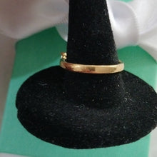 Load image into Gallery viewer, Today, Tomorrow, Forever Ring, 925 w/Gold Vermeil Overlay + 3 CZs, Size 7
