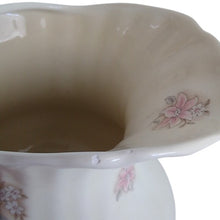 Load image into Gallery viewer, Vintage ATHENA California Small Floral Pitcher and Basin Set, Cream
