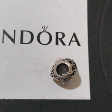 Load image into Gallery viewer, Pandora Sterling Silver October Signature Birthstone Heart Charm 791784noo
