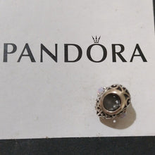 Load image into Gallery viewer, Pandora Sterling Silver October Signature Birthstone Heart Charm 791784noo
