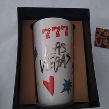 Load image into Gallery viewer, Starbucks LAS VEGAS Boxed Ceramic 12 oz. Tumbler + Blank Gift Card
