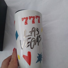 Load image into Gallery viewer, Starbucks LAS VEGAS Boxed Ceramic 12 oz. Tumbler + Blank Gift Card
