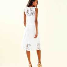 Load image into Gallery viewer, Lilly Pulitzer Nolea White Dress, Paradise Found Lace, 10
