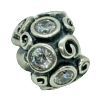 Load image into Gallery viewer, Pandora  Spot &amp; Swirl Primrose Path Charm 790330cz ALE 925
