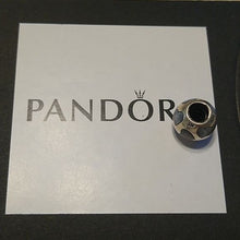 Load image into Gallery viewer, Pandora Love Me Black Mother of Pearl Hearts Charm 925 ALE 790398MPB
