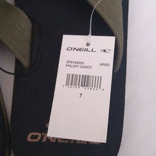 Load image into Gallery viewer, O&#39;Neill Phluff Daddy Olive Flip Flop, Size 7 Sandals
