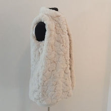 Load image into Gallery viewer, Rachel Zoe Faux Fur Ivory Vest, Size Small
