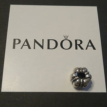 Load image into Gallery viewer, Pandora Dots &amp; Ridges Barrel Clip Charm 790446 Sterling Silver…
