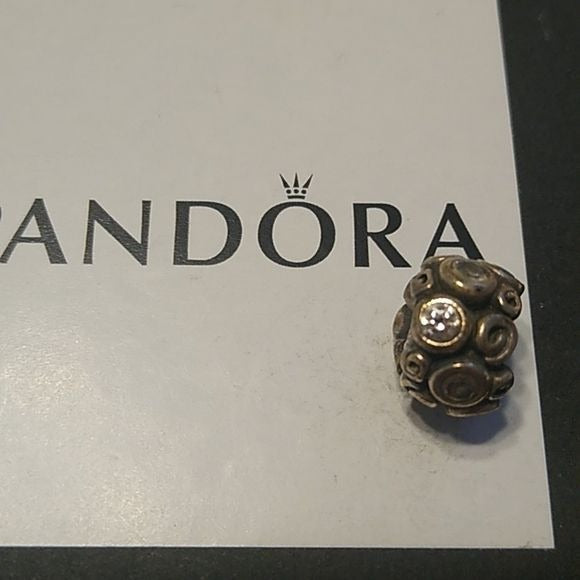 Pandora  Spot & Swirl Primrose Path Charm 790330cz ALE 925