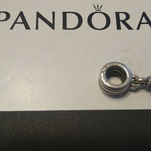 Load image into Gallery viewer, Pandora Dangling Drop Daisy Amethyst Charm 790196acz Sterling ALE 925
