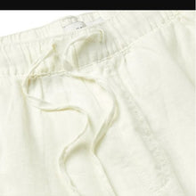 Load image into Gallery viewer, Onia 100 White NOAH Drawstring Linen Shorts, XXL
