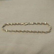 Load image into Gallery viewer, Sterling Silver 925 Twisted Rope Singapore Chain Bracelet, 7&quot;
