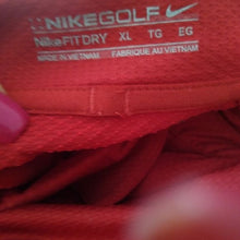 Load image into Gallery viewer, Nike Fit Dry Golf Red Tiny Diamond Polo, XL
