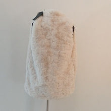 Load image into Gallery viewer, Rachel Zoe Faux Fur Ivory Vest, Size Small
