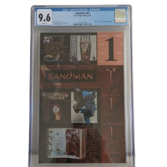 D.C. Vertigo Comics Sandman #41 CGC Graded 9.6 9/92 White Pages